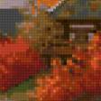 Предпросмотр схемы вышивки «Осенний пейзаж» (№143925)