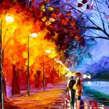 Схема вышивки «Осень для двоих»