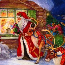 Схема вышивки «У окна»