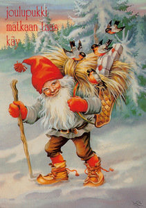 Старые открытки - гном - оригинал