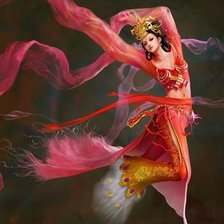 Схема вышивки «японка»