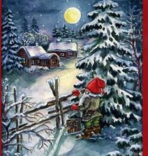 Схема вышивки «Старые открытки»