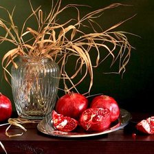 Схема вышивки «гранат»