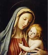 Схема вышивки «мадонна с младенцем»