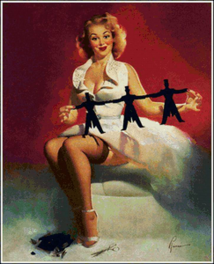 Серия "В американском стиле" - девушка - предпросмотр