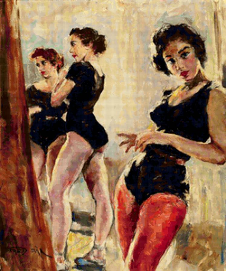 Серия "В американском стиле" - люди, девушки - предпросмотр