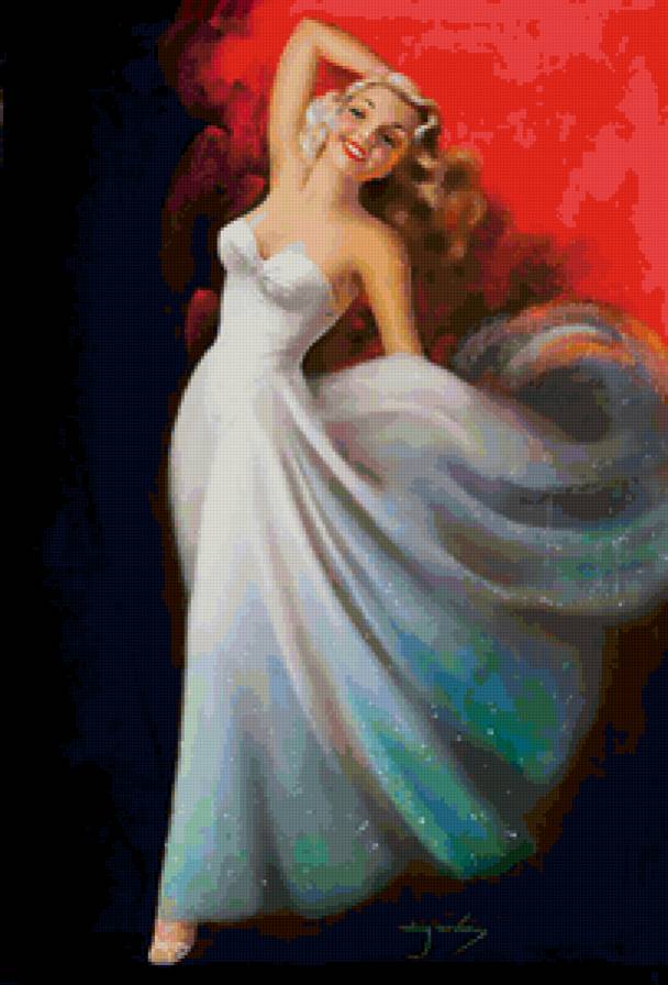 Серия "В американском стиле" - девушка - предпросмотр