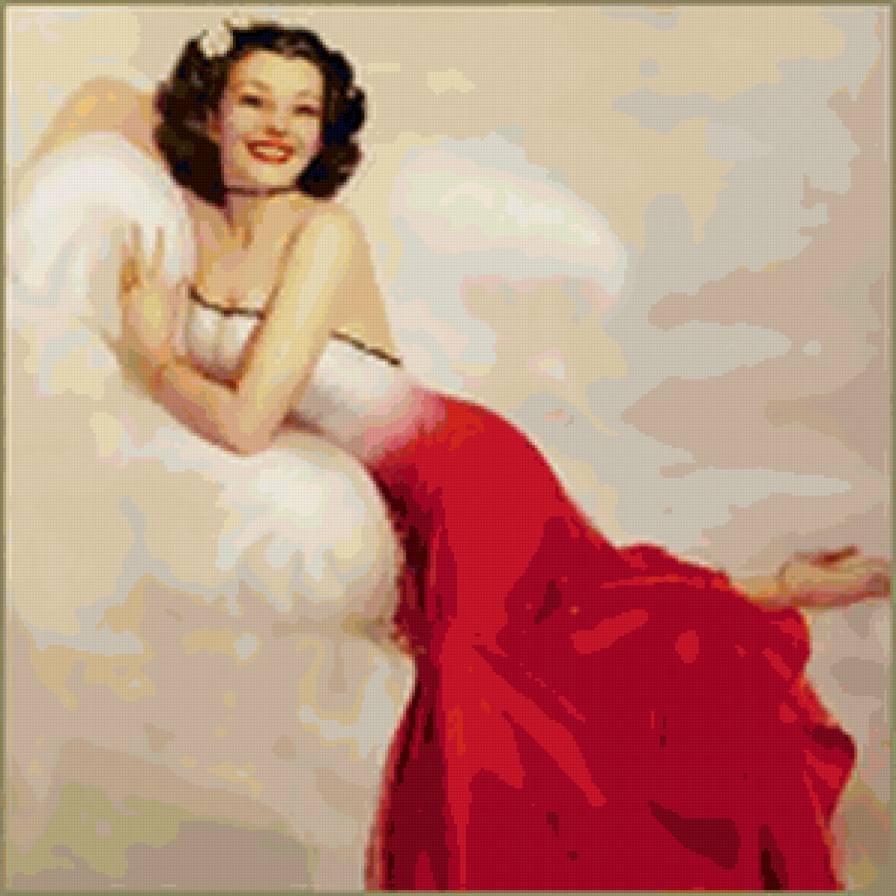 Серия "В американском стиле" - девушка - предпросмотр