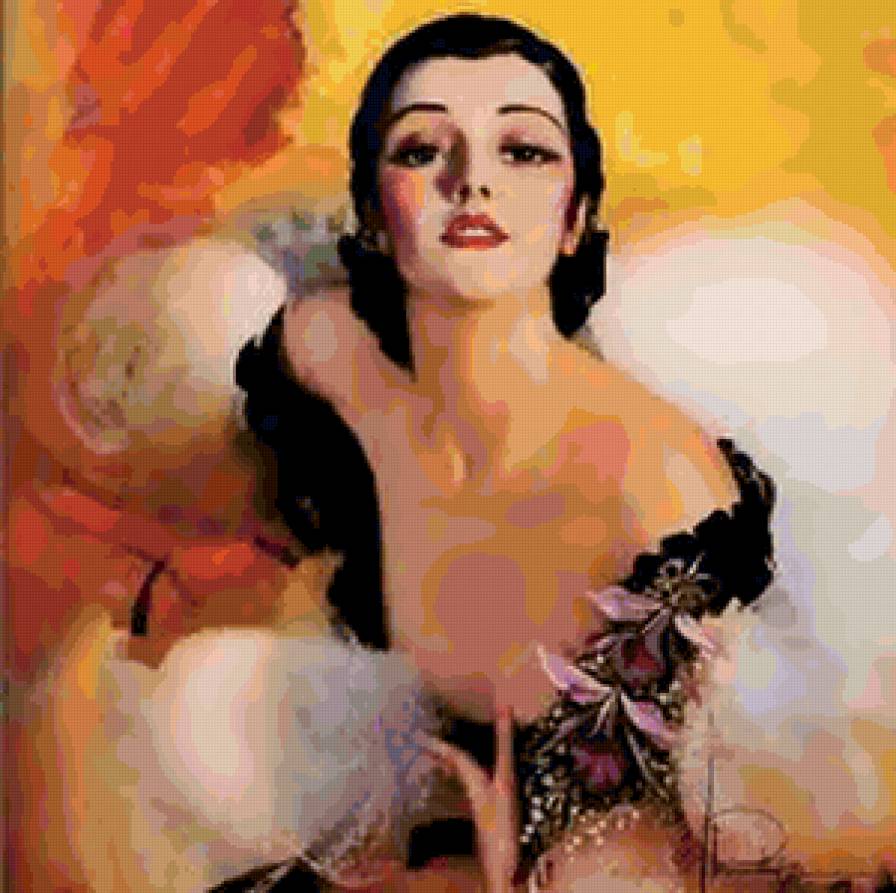 Серия "В американском стиле" - девушка - предпросмотр