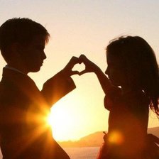 Схема вышивки «Детская любовь»