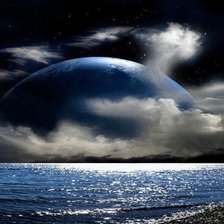 Схема вышивки «Ночь Луны»