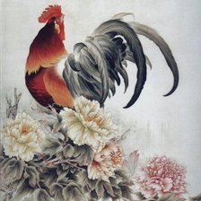 Схема вышивки «Фэн Инцзе»