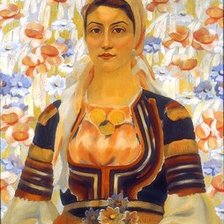 Схема вышивки «кертина на Владимир Димитров-българка»