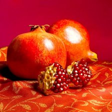 Схема вышивки «гранат»