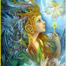 Схема вышивки «Серия "Ангелы"»