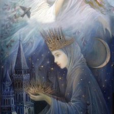 Схема вышивки «Серия "Ангелы"»