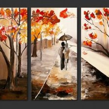 Схема вышивки «Осень триптих»