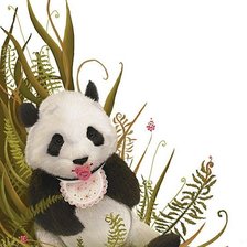 Схема вышивки «Панда»