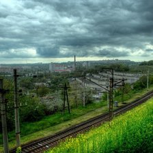 Схема вышивки «дорога»