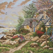 Схема вышивки «Домик»