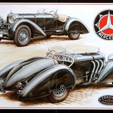 Схема вышивки «Серия "Ретро автомобили" 3»