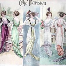 Схема вышивки «Дамы»