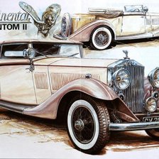 Схема вышивки «Серия "Ретро автомобили" 8»