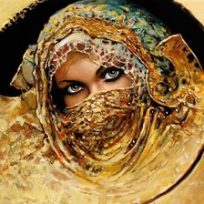 Схема вышивки «Красавица»