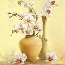 Схема вышивки «Орхидеи»