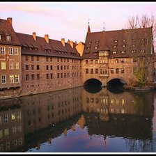 Схема вышивки «Город на воде»