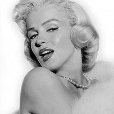 Схема вышивки «Мэрилин Монро»