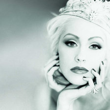 Схема вышивки «Кристина Агилера»