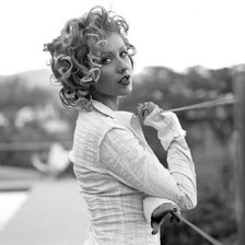 Схема вышивки «Кристина Агилера»