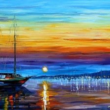 Схема вышивки «Леонид Афремов»