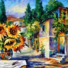 Схема вышивки «Леонид Афремов»