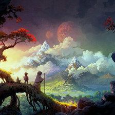 Схема вышивки «анимэ»