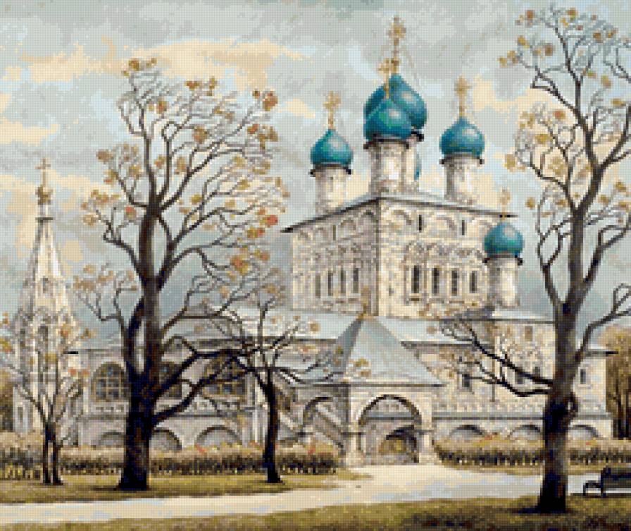 Поздняя осень в Суздале - пейзаж, осень, храм, церковь - предпросмотр