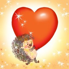 Схема вышивки «Ежик»