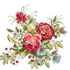 Схема вышивки «Цветы»