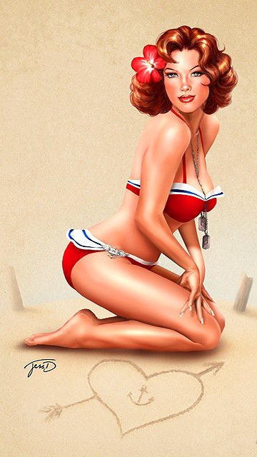 красавица в купальнике - девушки - оригинал