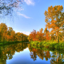 Схема вышивки «Прекрасная осень»