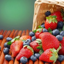 Схема вышивки «Клубника»