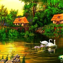 Схема вышивки «картина»