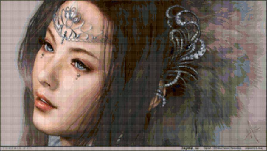 №145930 - девушка, фантастика - предпросмотр