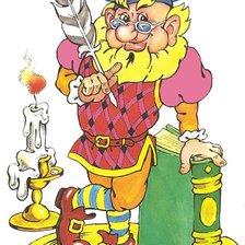 Схема вышивки «Ученый гном»