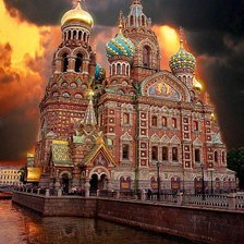 Схема вышивки «спас на крови»