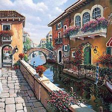 Схема вышивки «канал»