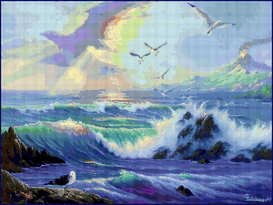 Море - пейзаж - предпросмотр