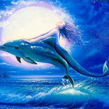 Дельфин и русалка
