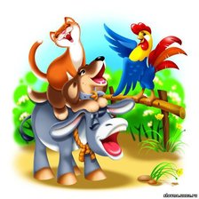 Схема вышивки «Сказка"Бременские музыканты"»